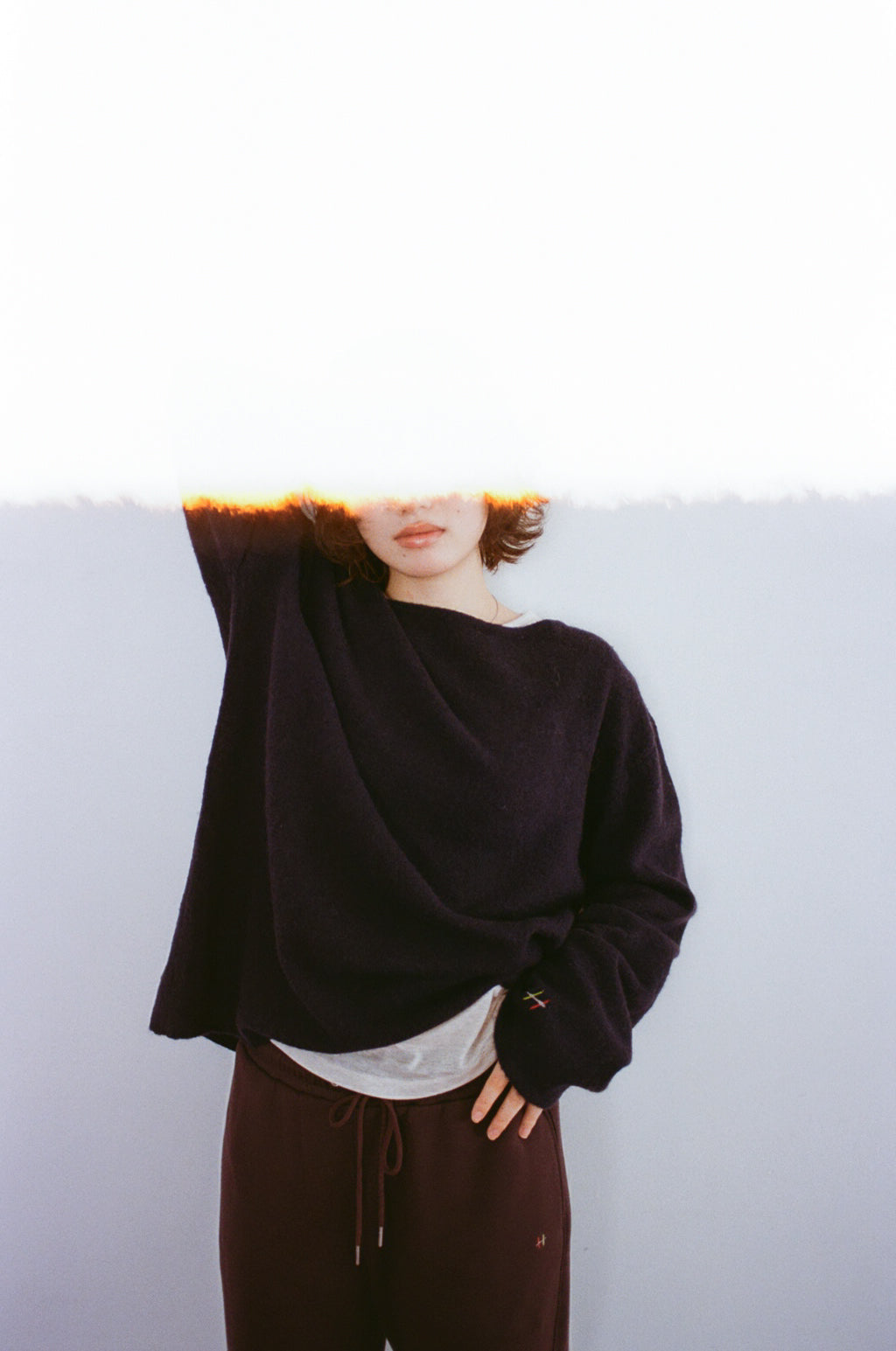 Off to the Moon knit sweater