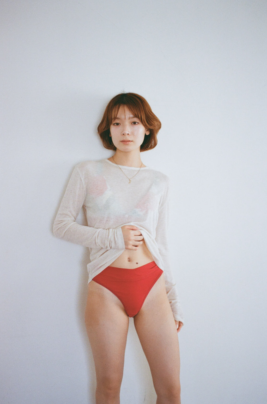 See Through Emotions long T-shirt