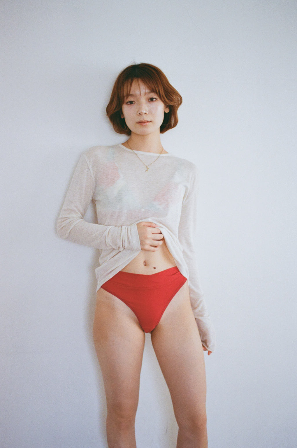 See Through Emotions long T-shirt