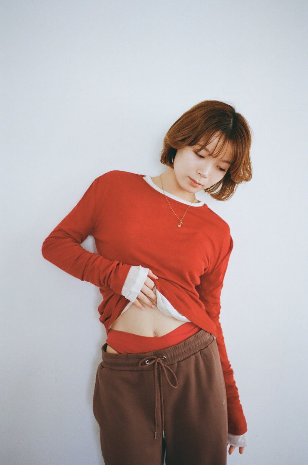See Through Emotions long T-shirt