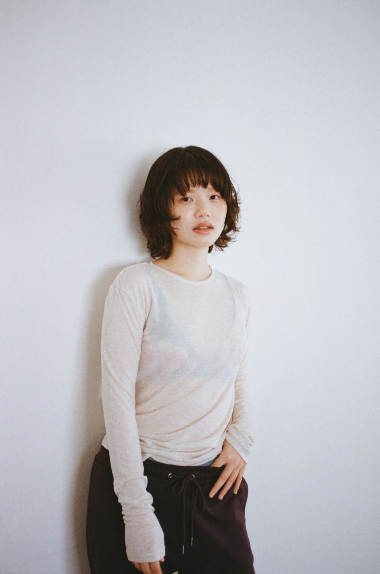 See Through Emotions long T-shirt