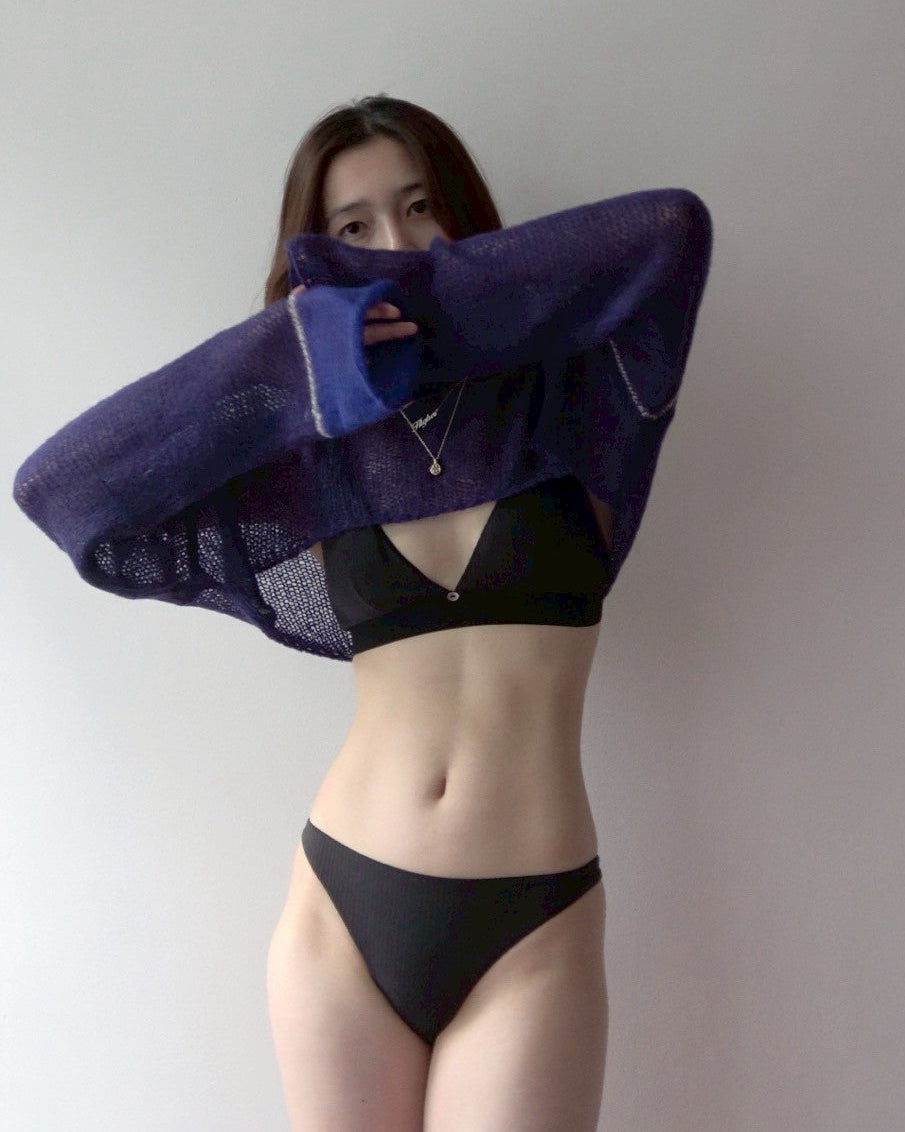 Booksmart stripe bra