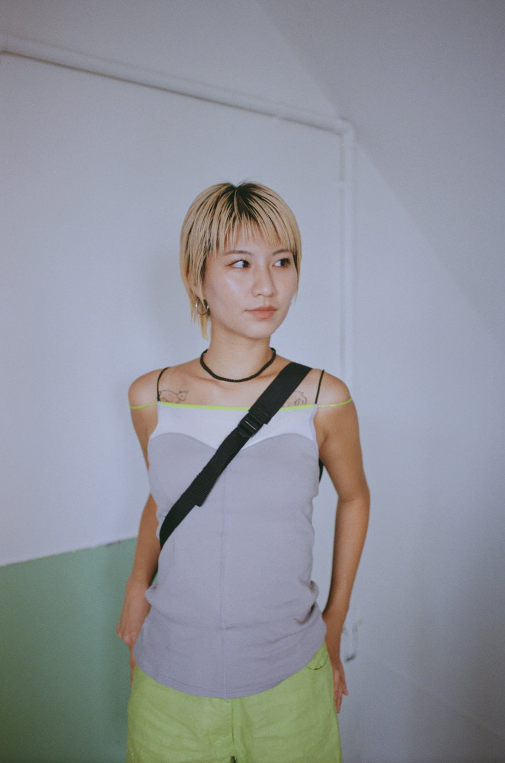 2 colors strip camisole