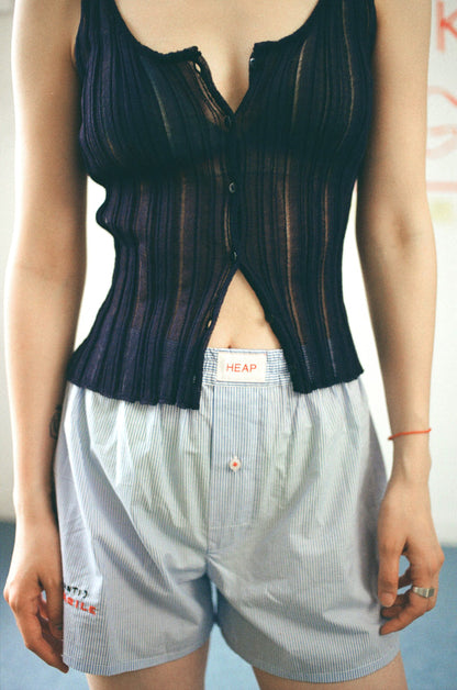 layer knit tank