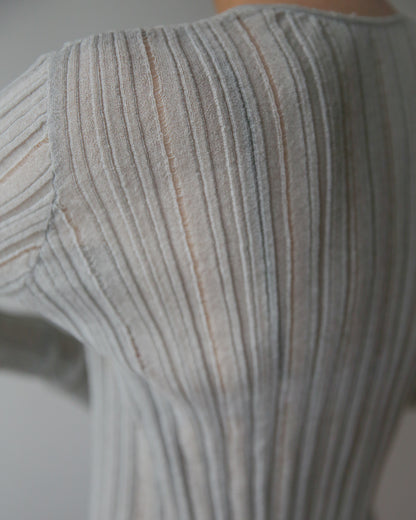 layer knit cardigan