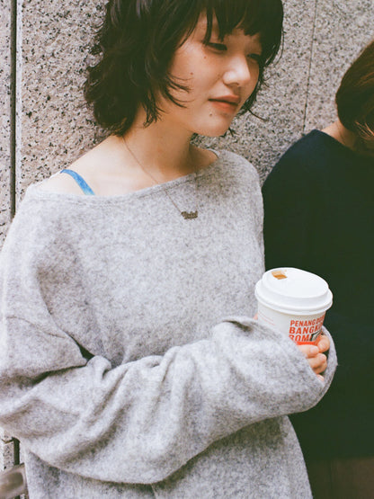 Off to the Moon knit sweater
