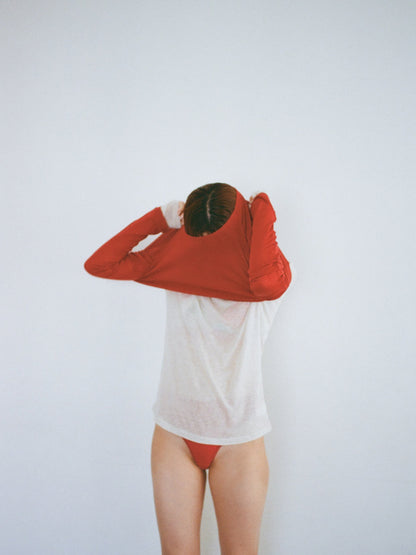 See Through Emotions long T-shirt