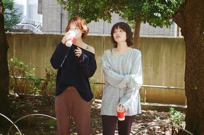 Off to the Moon knit sweater