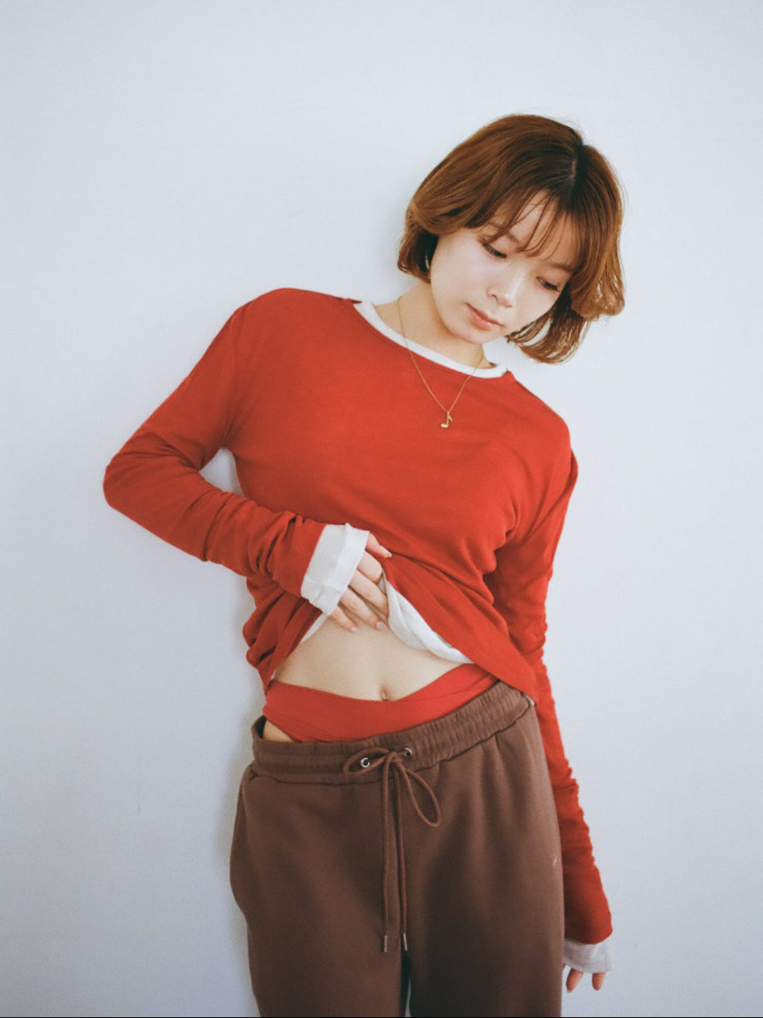 See Through Emotions long T-shirt