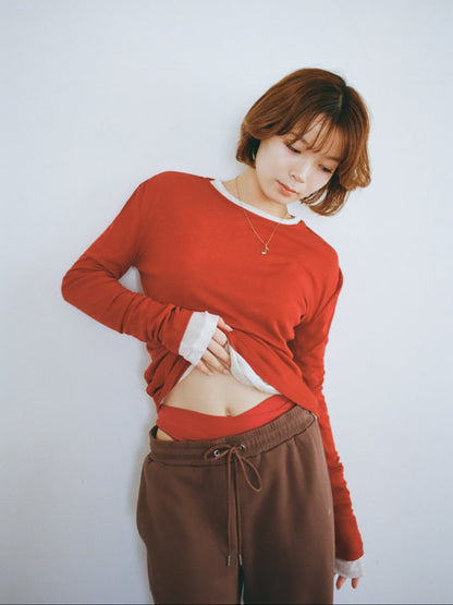 See Through Emotions long T-shirt