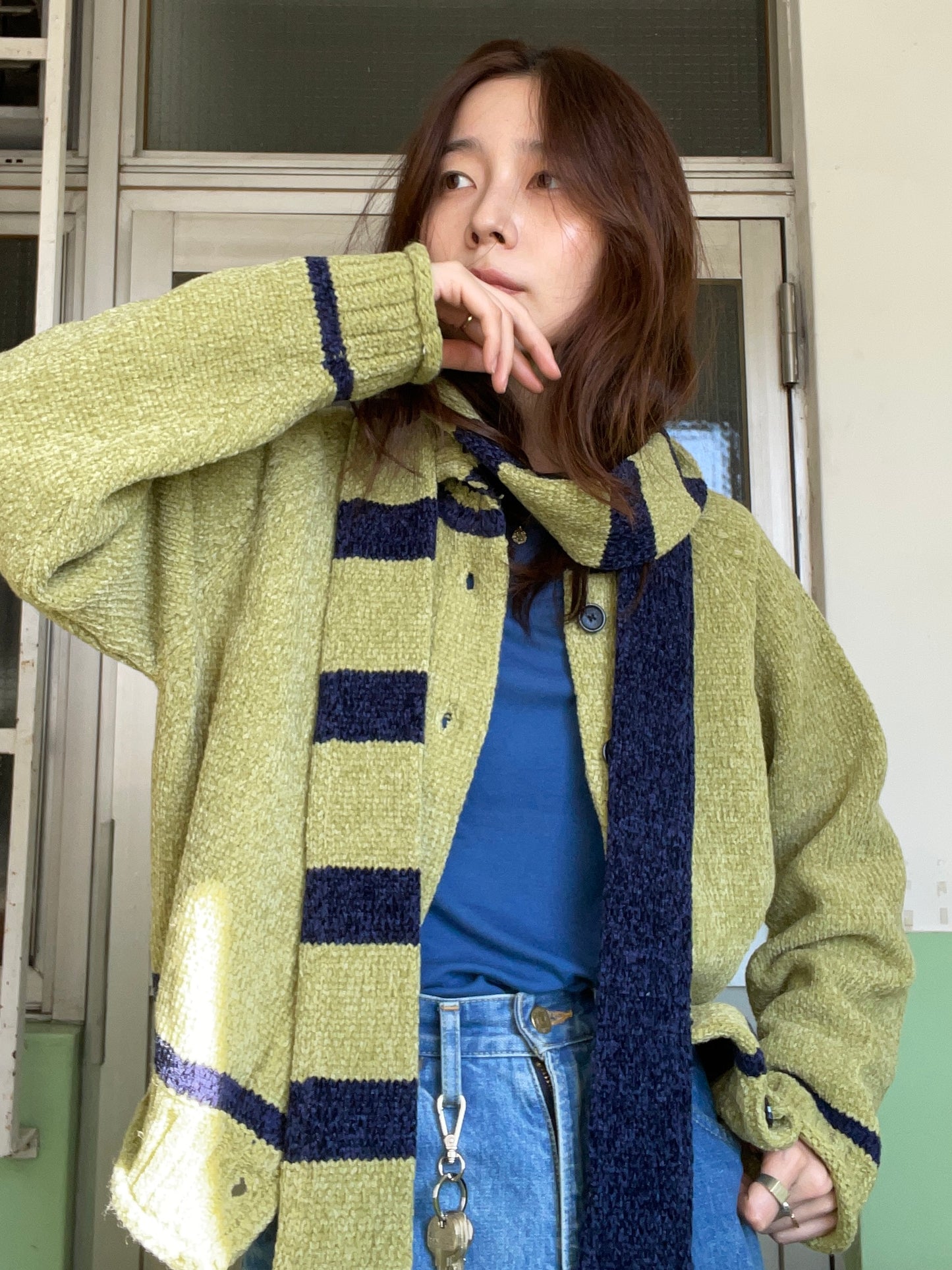 "Lucky you!" Sweater Cardigan