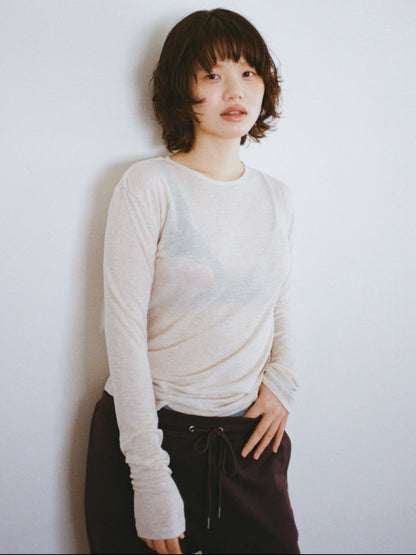 See Through Emotions long T-shirt