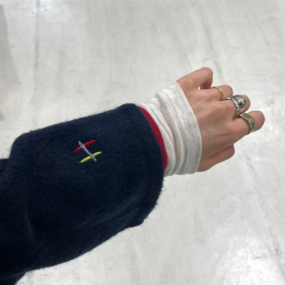 Off to the Moon knit sweater