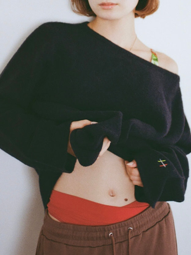 Off to the Moon knit sweater