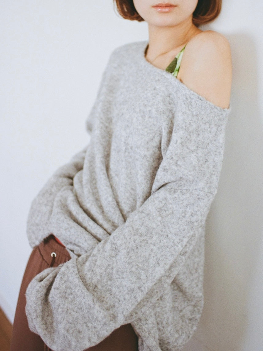 Off to the Moon knit sweater