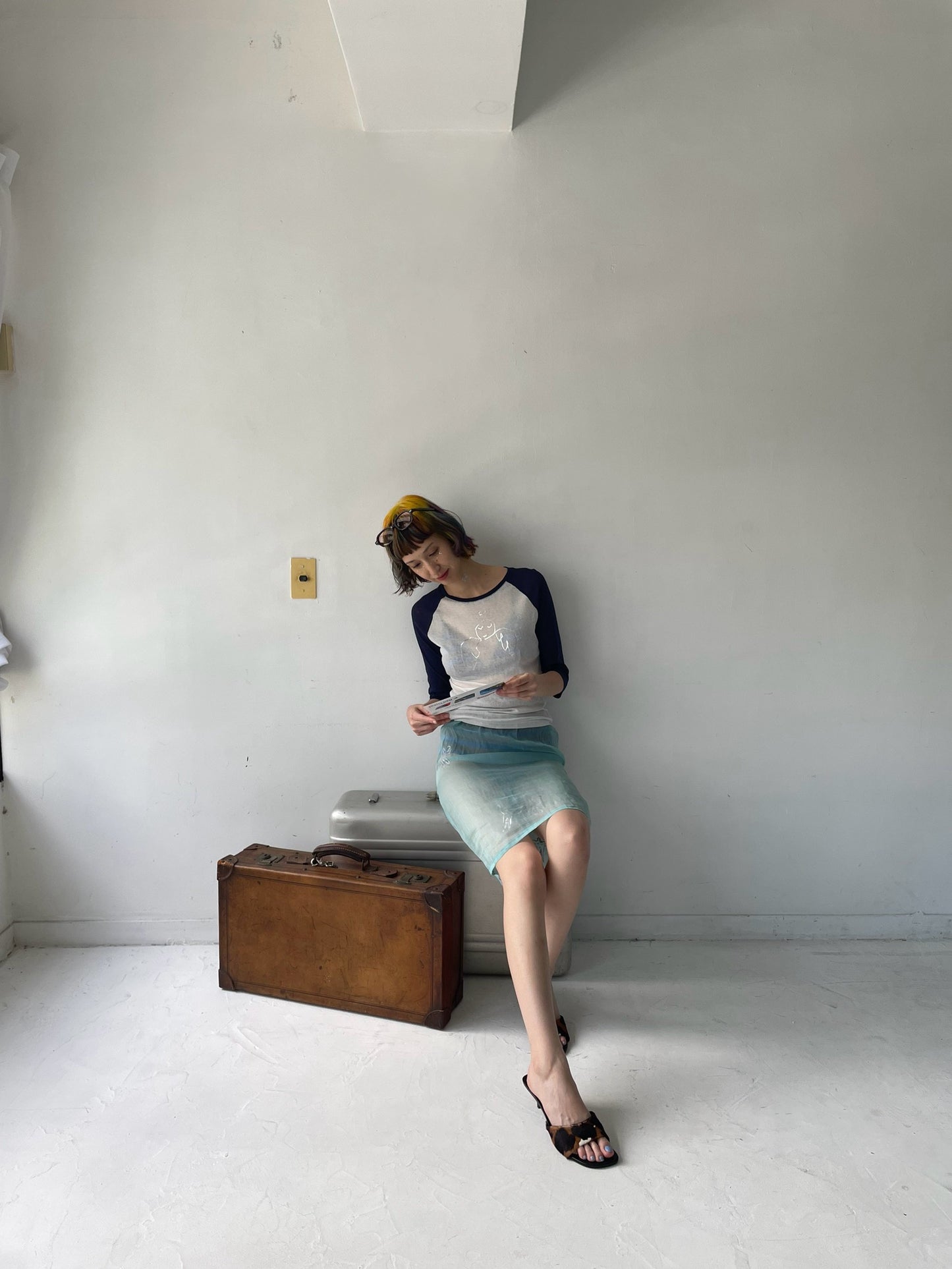 opnner × HEAP sheer long T-shirt