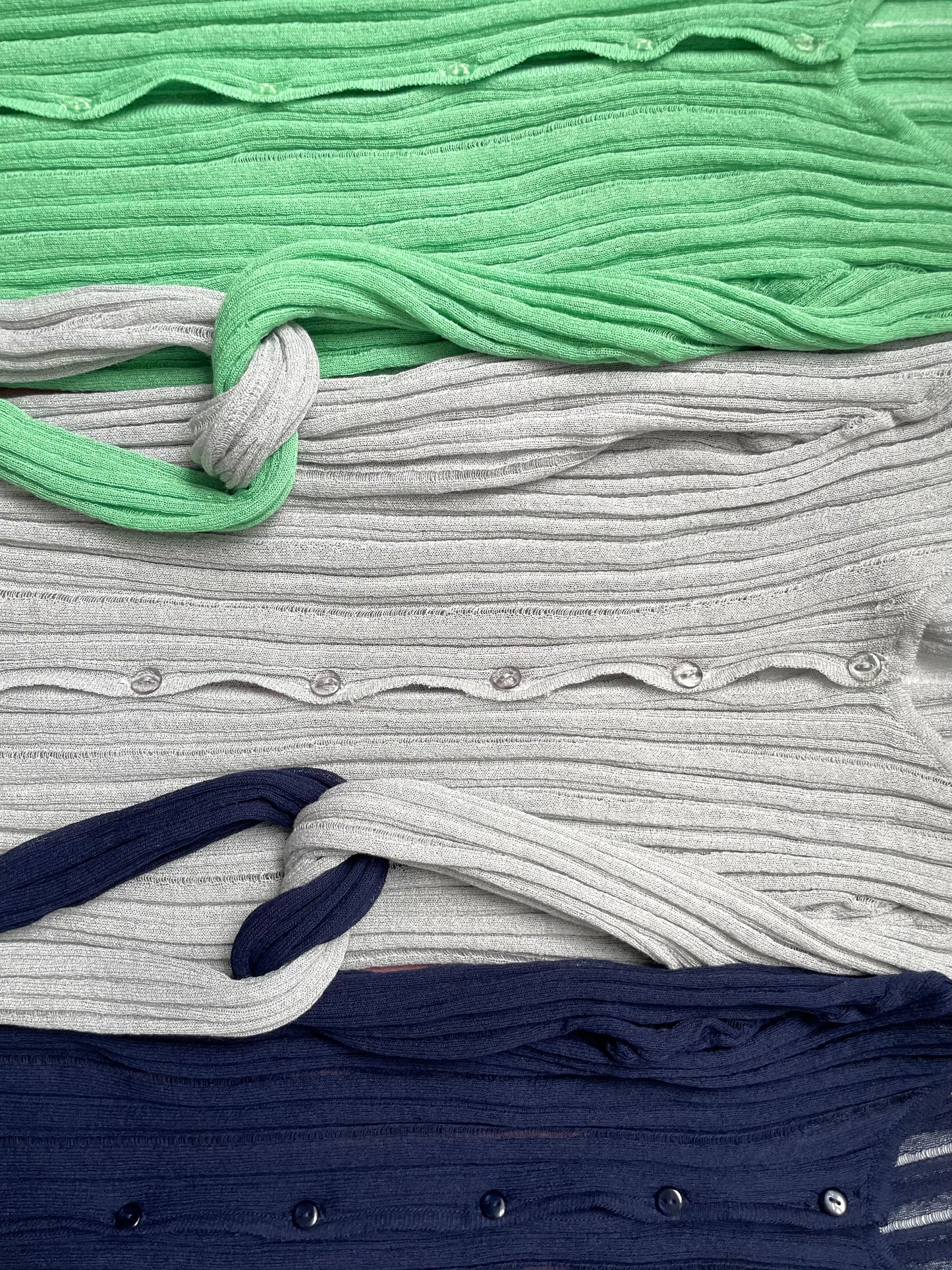 layer knit cardigan